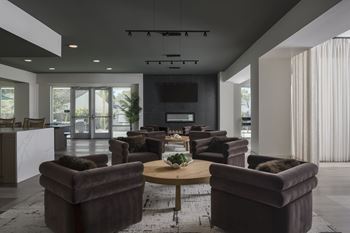 Clubhouse lounge with tv